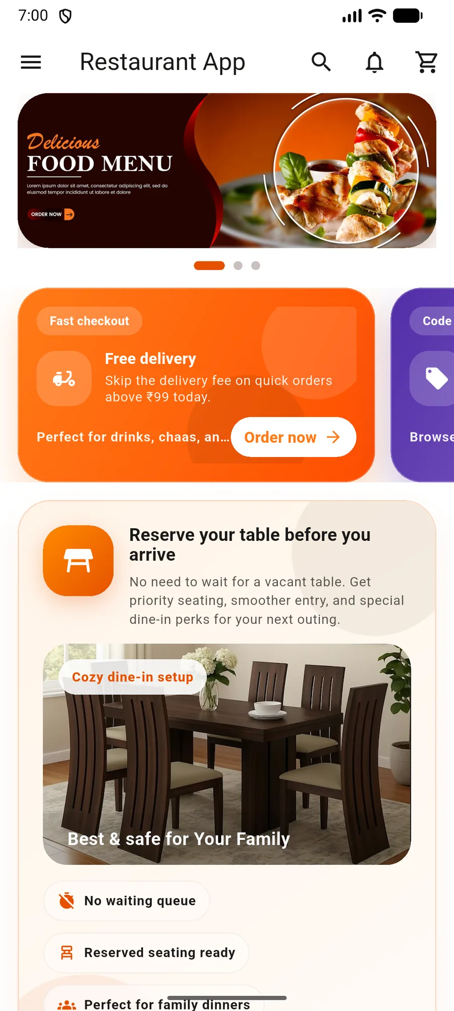 Restaurant App visual 4