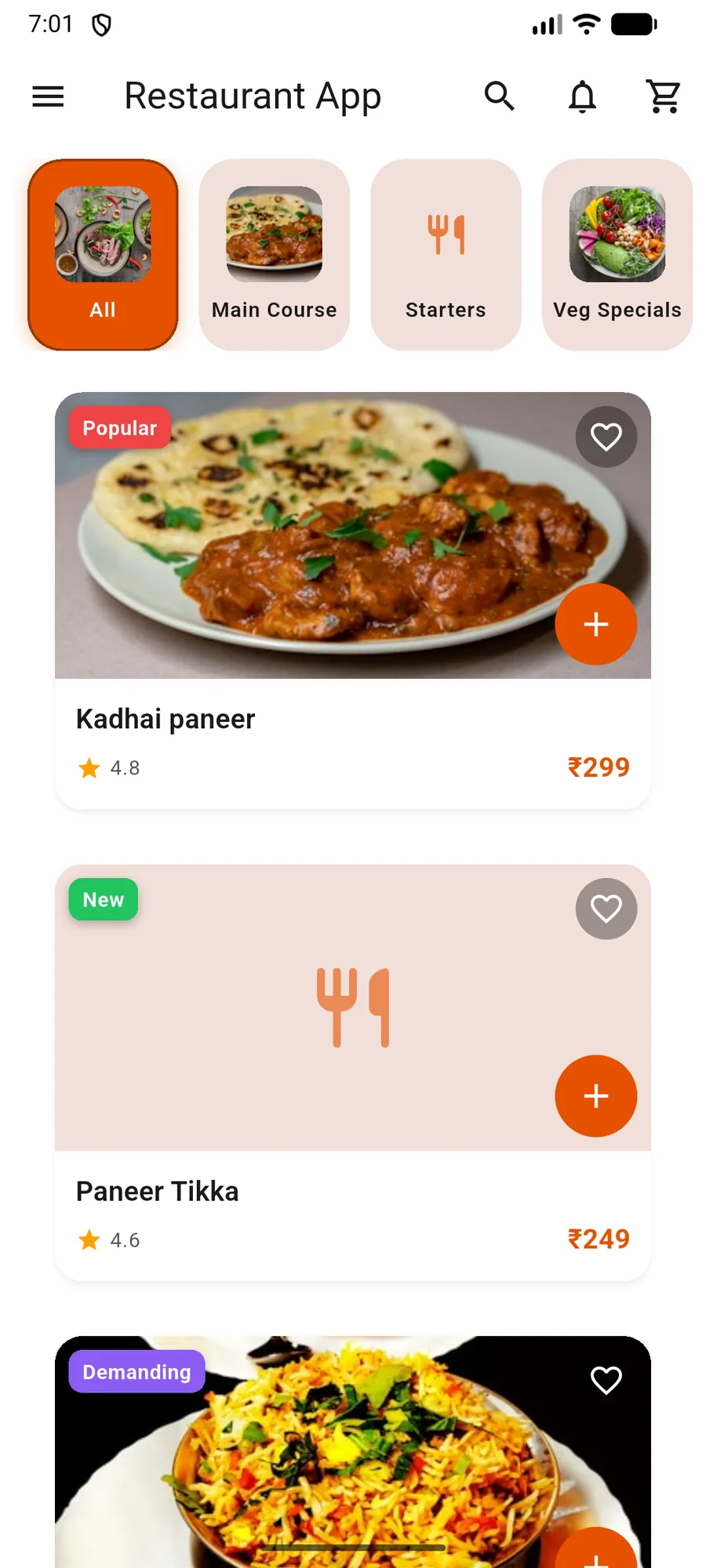 Restaurant App visual 7