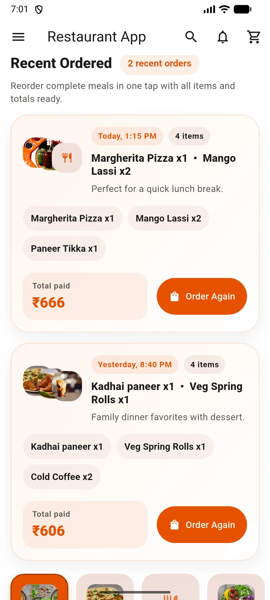 Restaurant App visual 6