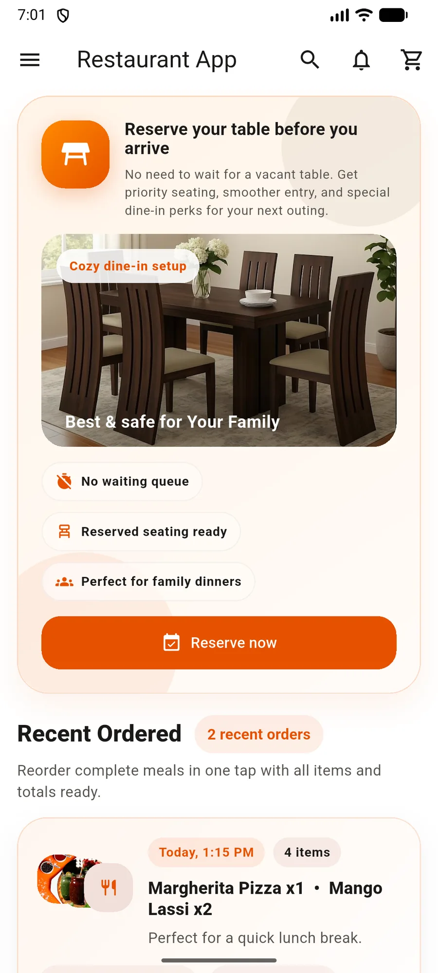 Restaurant App visual 5