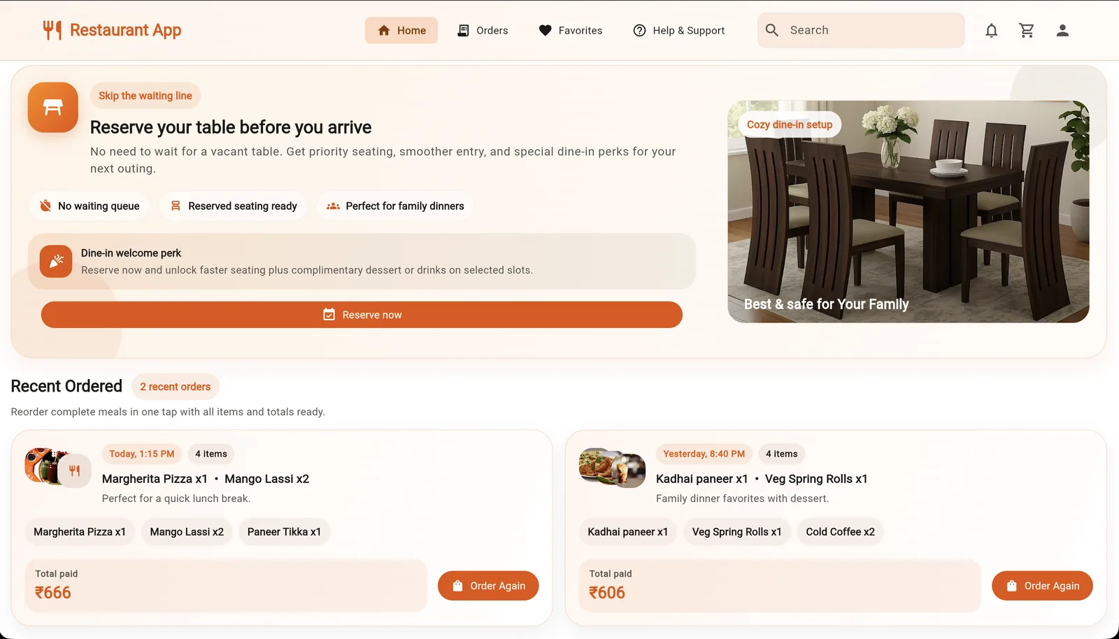 Restaurant App visual 1
