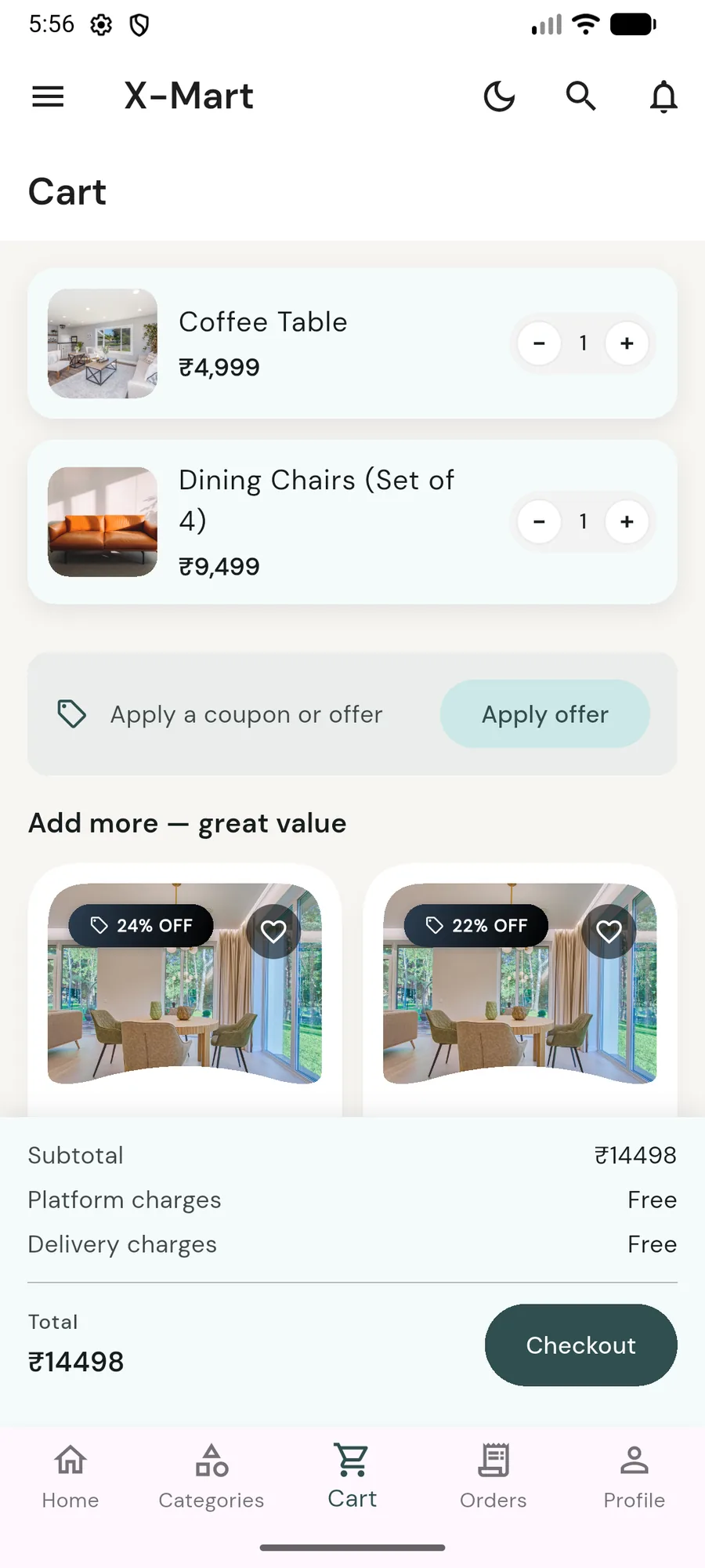 XMart Furniture App visual 9